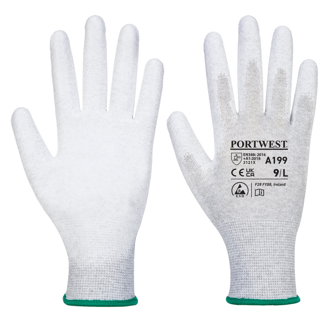 ESD 13 PU Palm Glove
