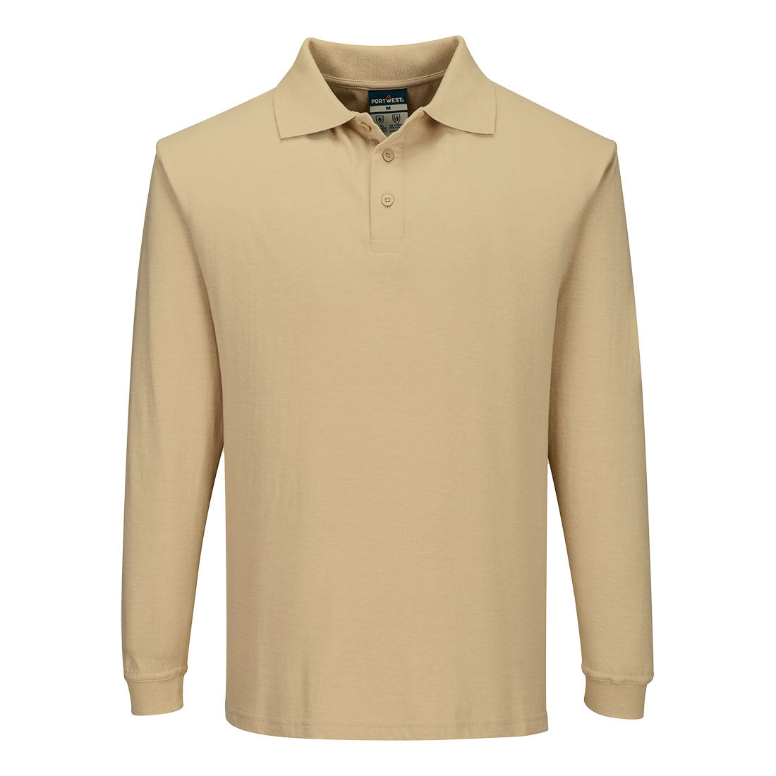Modaflame Knit FR Long Sleeve Polo Shirt