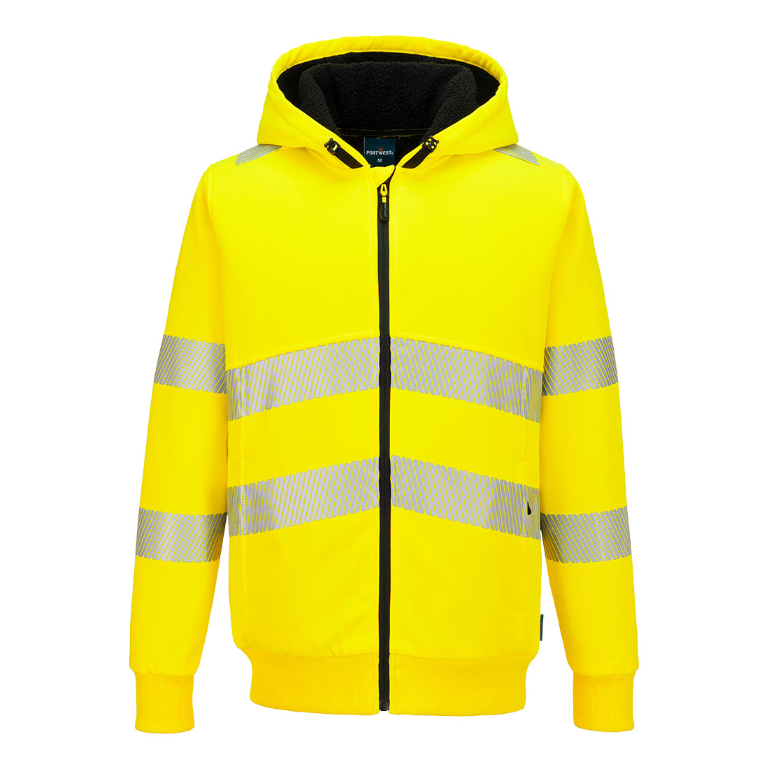 PW321 Hi-Vis Zipped Winter Hoodie