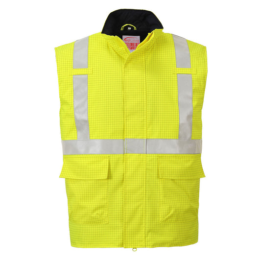 Bizflame Rain Hi-Vis FR Bodywarmer