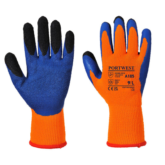 Cold 7 Latex Crinkle Finger Dipped Glove