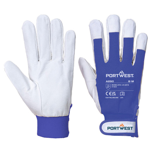 Leather 110 Grain Palm Mechanical Glove