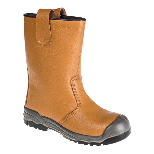 Steel Action Leather Rigger Boot S1P SR