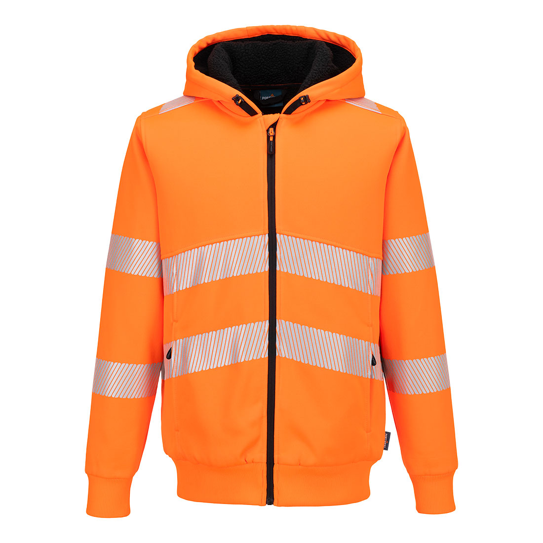 PW321 Hi-Vis Zipped Winter Hoodie